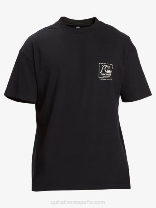 negro camiseta de lona en blanco de gregg kaplan D6T4D1374 hombres Quiksilver