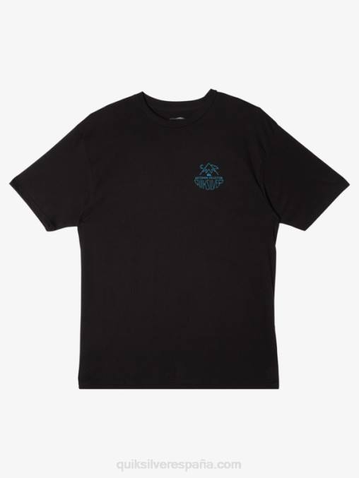 negro camiseta de vida al aire libre waterman D6T4D56 hombres Quiksilver