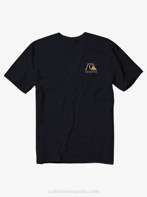negro camiseta espectáculo de sombras D6T4D1393 hombres Quiksilver