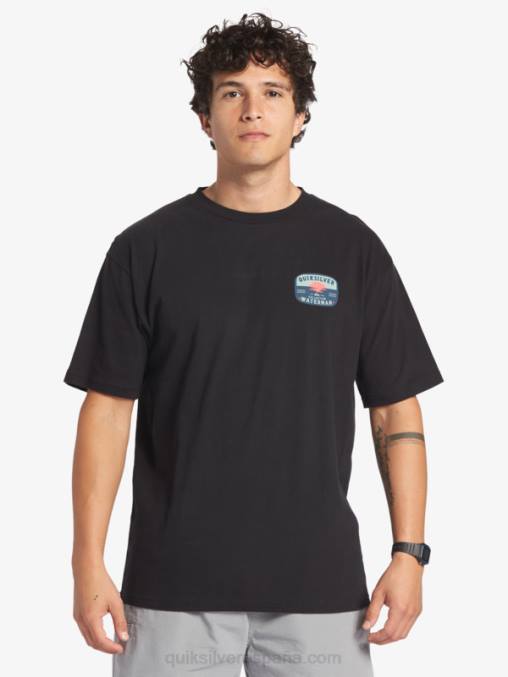 negro camiseta lámpara de lava waterman D6T4D553 hombres Quiksilver