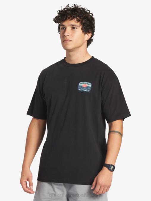 negro camiseta lámpara de lava waterman D6T4D553 hombres Quiksilver