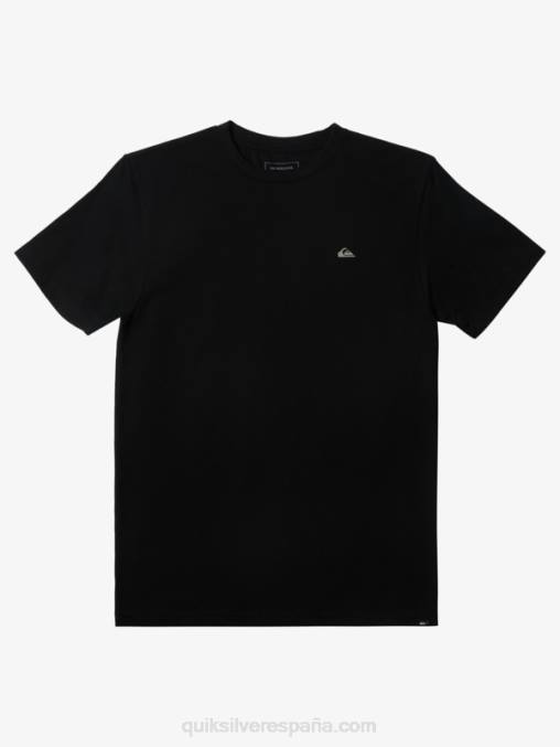 negro camiseta mw con logo pequeño D6T4D109 hombres Quiksilver