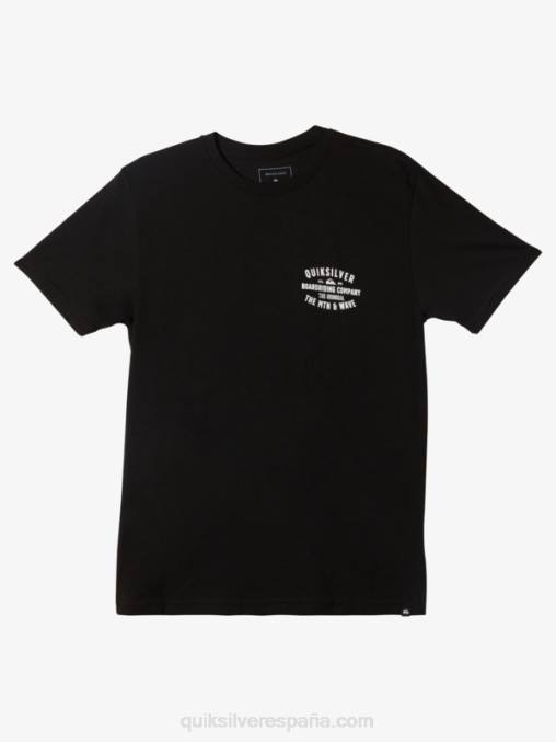 negro camiseta qs surf lockup D6T4D960 hombres Quiksilver