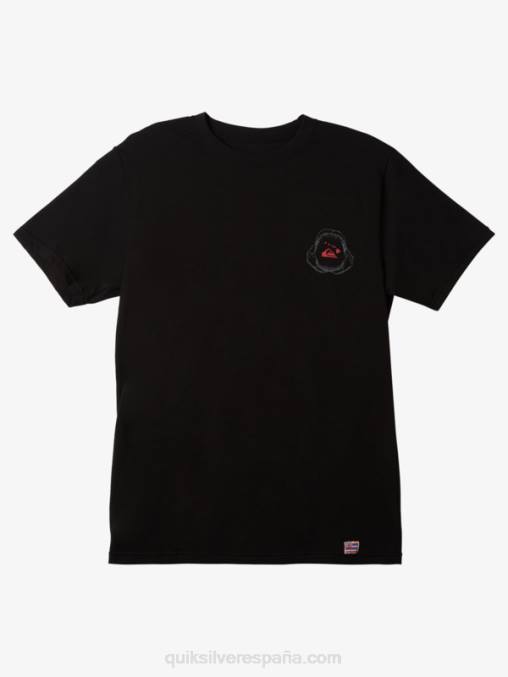 negro hawaii gran mordida camiseta D6T4D1421 hombres Quiksilver