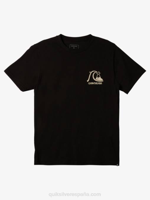 negro la camiseta original D6T4D1066 hombres Quiksilver
