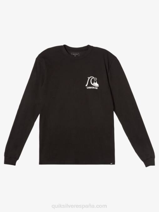 negro la camiseta original de ls D6T4D999 hombres Quiksilver