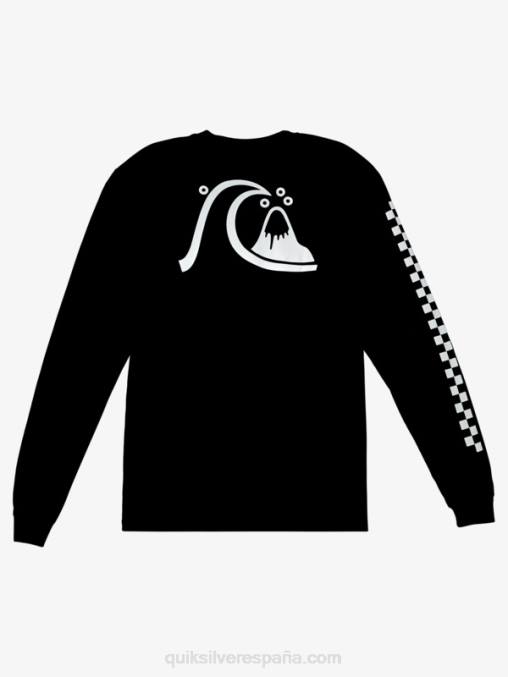 negro la camiseta original de ls D6T4D999 hombres Quiksilver