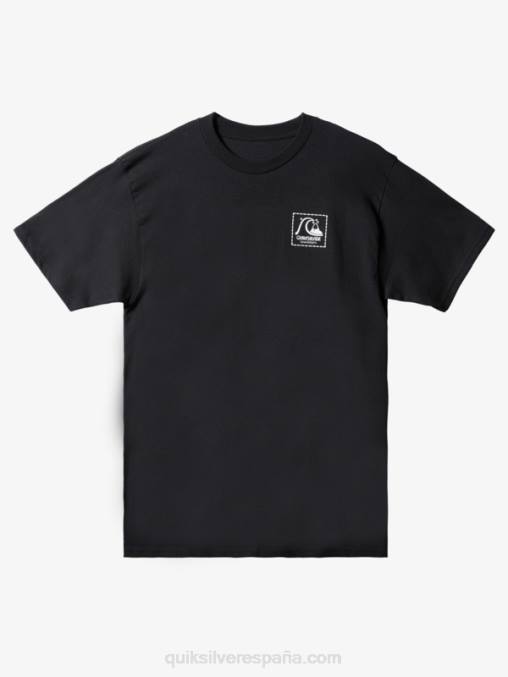negro natas acción ahora camiseta D6T4D1657 hombres Quiksilver