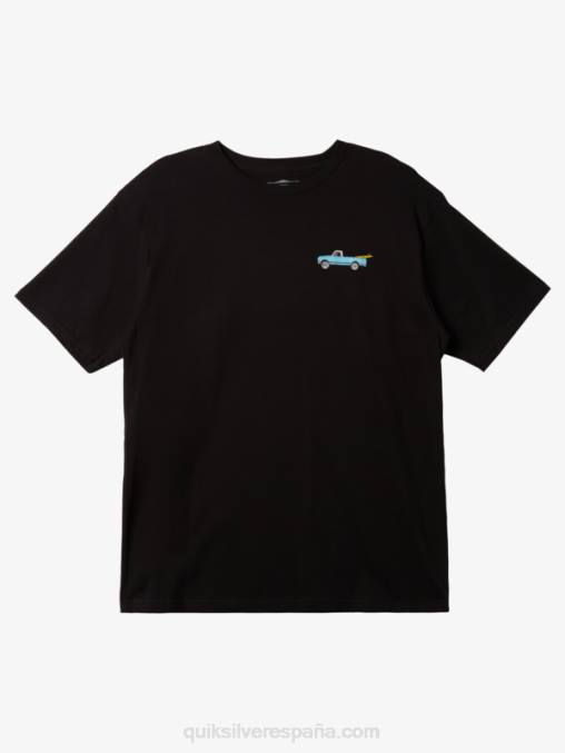 negro playera con balizas de waterman D6T4D1343 hombres Quiksilver