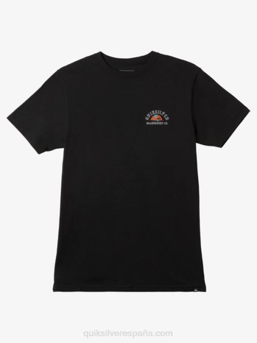 negro solo por fin camiseta D6T4D1163 hombres Quiksilver