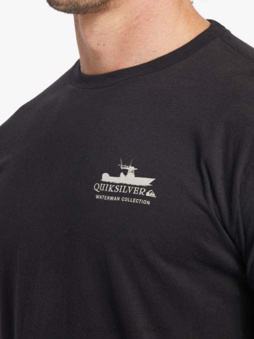 negro viaje de energía waterman camiseta de manga larga D6T4D62 hombres Quiksilver