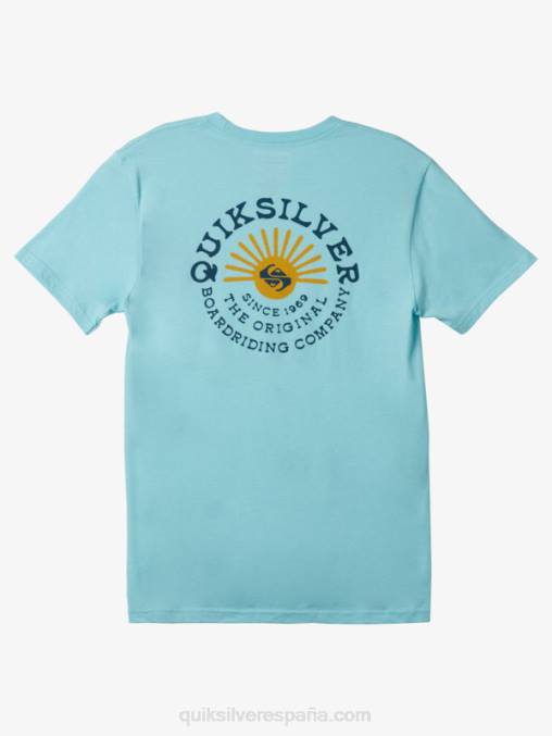 ángel azul brezo camiseta con mod de flujo D6T4D271 hombres Quiksilver
