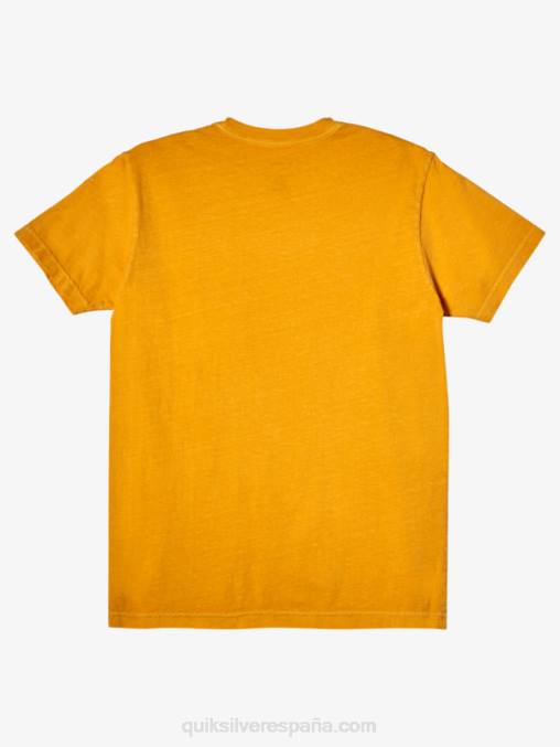 oro brillante camiseta de misión secundaria D6T4D1045 hombres Quiksilver