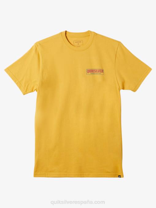 oro brillante camiseta tiempo de descanso D6T4D1193 hombres Quiksilver