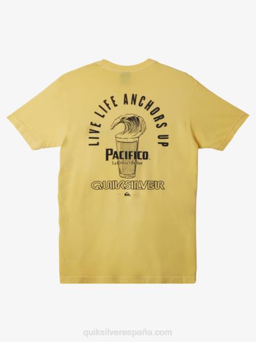 oro no luches contra la camiseta de la espuma D6T4D12 hombres Quiksilver x Pacifico