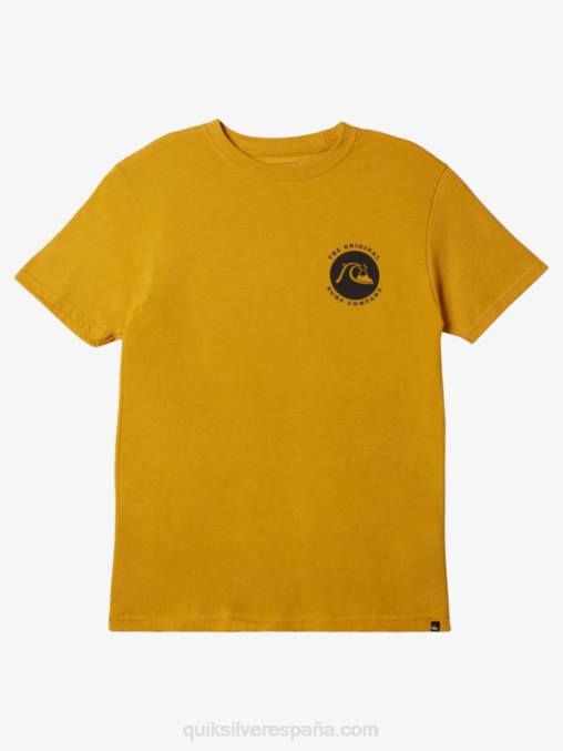 pepita de oro brezo camiseta estampada D6T4D410 hombres Quiksilver