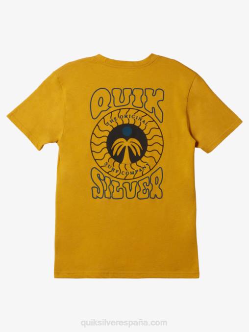 pepita de oro brezo camiseta estampada D6T4D410 hombres Quiksilver