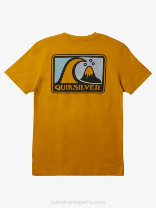 pepita de oro brezo camiseta mod burbuja suave D6T4D428 hombres Quiksilver