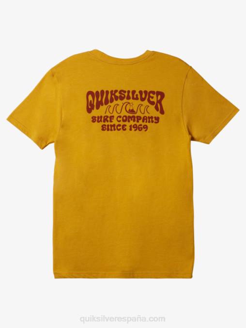 pepita de oro brezo camiseta mod de bloqueo D6T4D527 hombres Quiksilver
