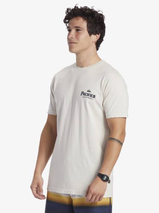 piedra camiseta de vibraciones escénicas D6T4D9 hombres Quiksilver x Pacifico
