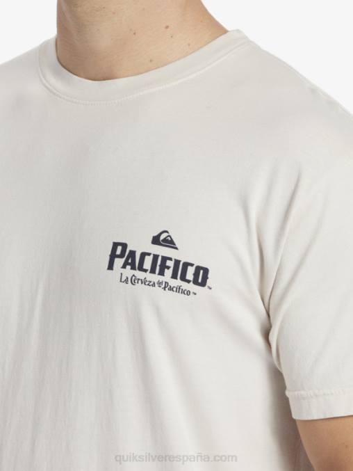 piedra camiseta de vibraciones escénicas D6T4D9 hombres Quiksilver x Pacifico
