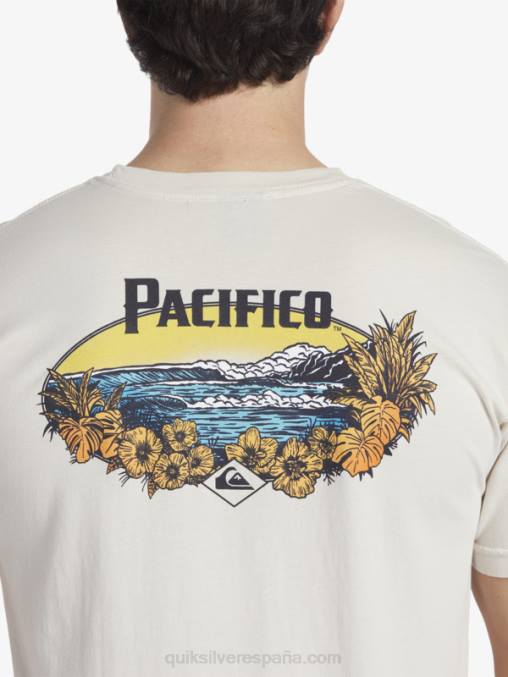piedra camiseta de vibraciones escénicas D6T4D9 hombres Quiksilver x Pacifico