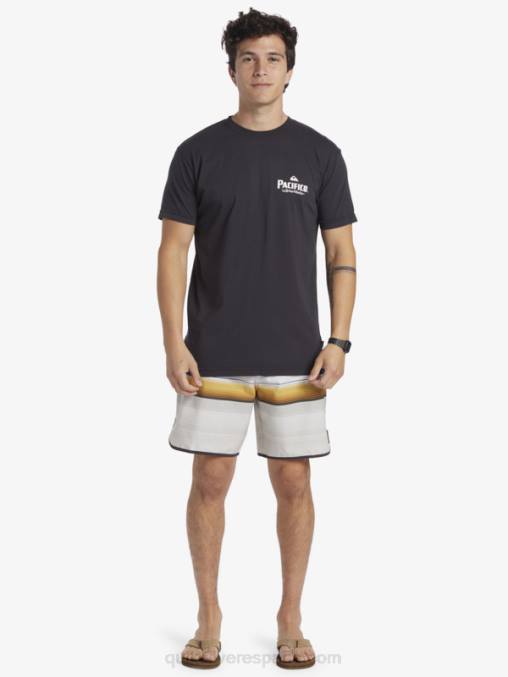 pista camiseta de vibraciones escénicas D6T4D10 hombres Quiksilver x Pacifico