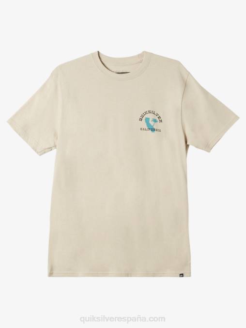 plaza topo camiseta icónica del oeste de california D6T4D1228 hombres Quiksilver