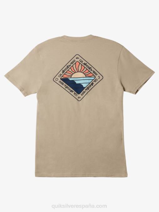 plaza topo camiseta viaje panorámico D6T4D1146 hombres Quiksilver