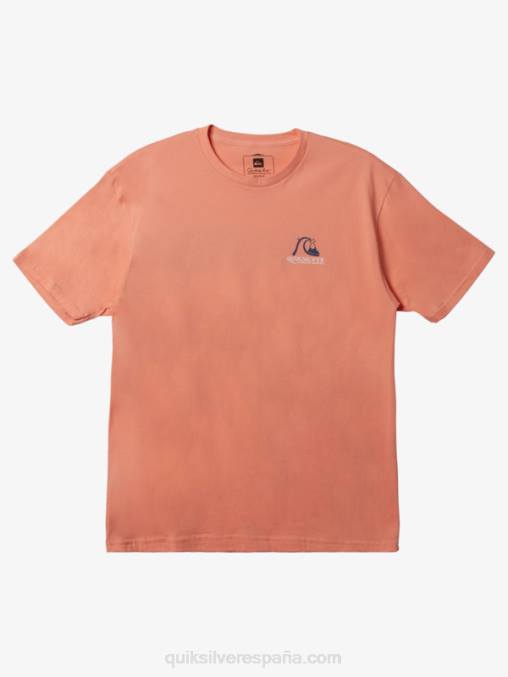 rosa durazno camiseta de waterman get jiggy D6T4D948 hombres Quiksilver