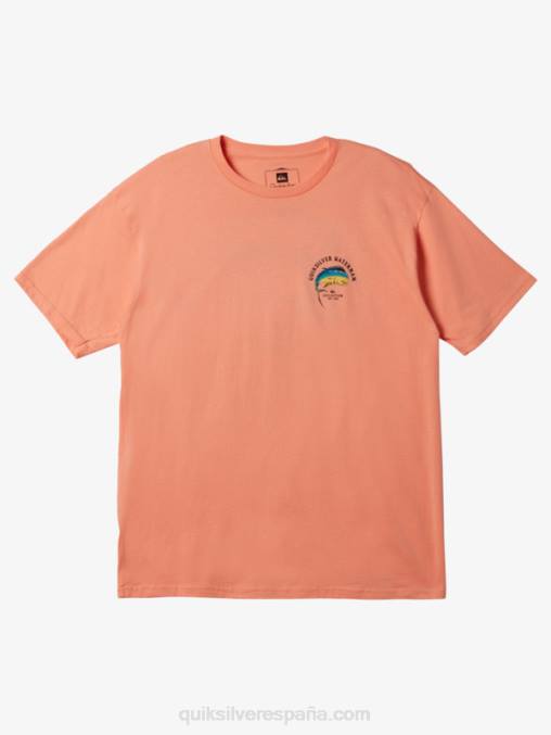 rosa durazno tensión de waterman en la camiseta D6T4D1342 hombres Quiksilver