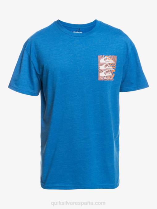 snorkel azul camiseta con motivo deformado D6T4D1015 hombres Quiksilver