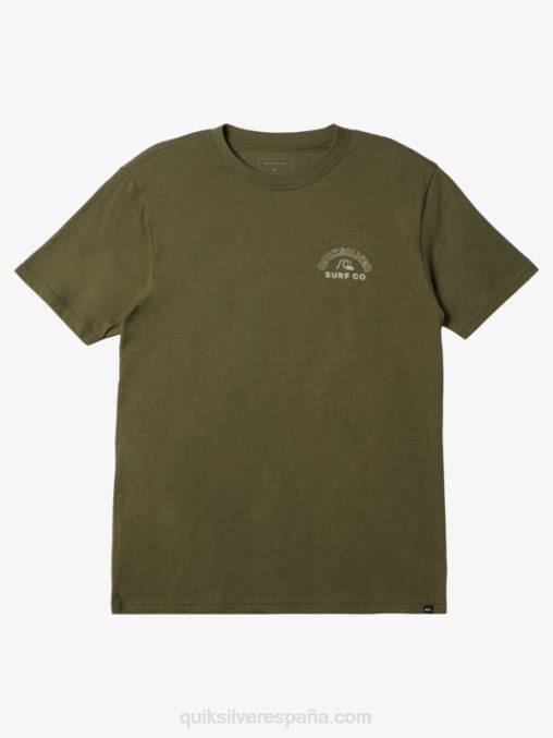 trébol de cuatro hojas camiseta de giro atemporal D6T4D107 hombres Quiksilver