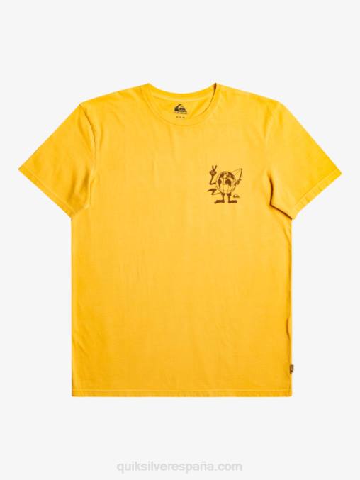 vara de oro camiseta con mensaje oculto D6T4D1761 hombres Quiksilver