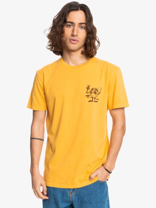 vara de oro camiseta con mensaje oculto D6T4D1761 hombres Quiksilver