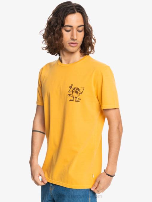 vara de oro camiseta con mensaje oculto D6T4D1761 hombres Quiksilver