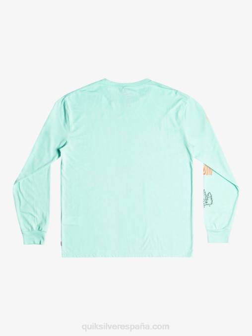 vaso de playa fragmento de la naturaleza camiseta de manga larga D6T4D1037 hombres Quiksilver