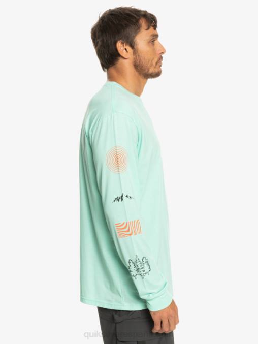vaso de playa fragmento de la naturaleza camiseta de manga larga D6T4D1037 hombres Quiksilver
