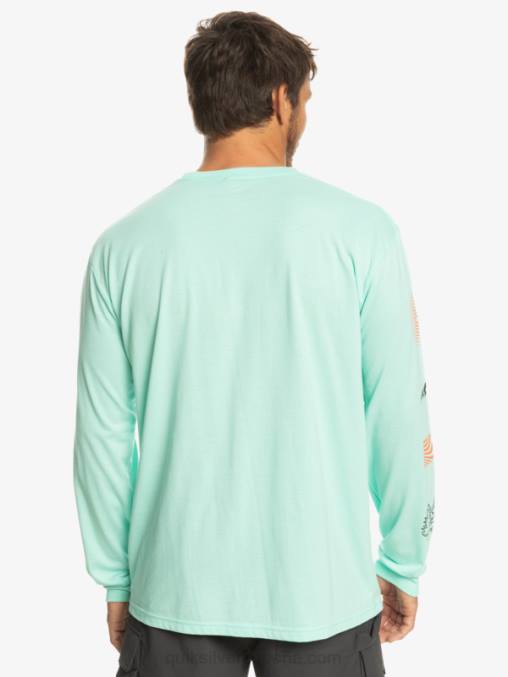 vaso de playa fragmento de la naturaleza camiseta de manga larga D6T4D1037 hombres Quiksilver