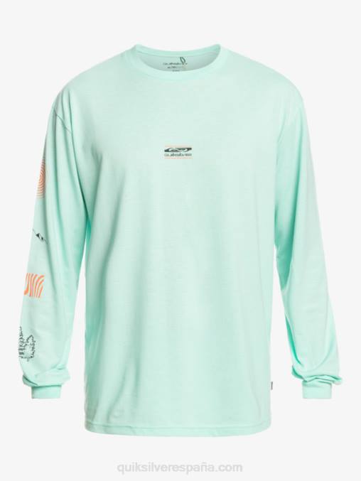 vaso de playa fragmento de la naturaleza camiseta de manga larga D6T4D1037 hombres Quiksilver
