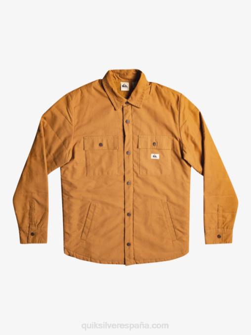 azúcar morena chamarra de trabajo de lona downrail D6T4D1567 hombres Quiksilver