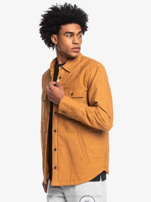 azúcar morena chamarra de trabajo de lona downrail D6T4D1567 hombres Quiksilver