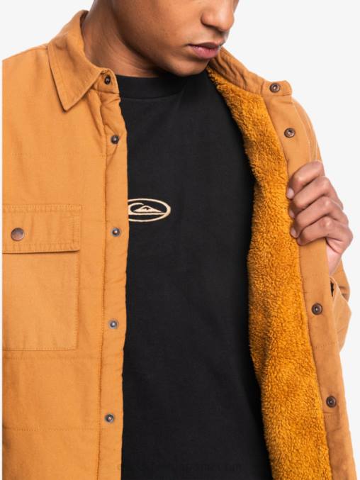 azúcar morena chamarra de trabajo de lona downrail D6T4D1567 hombres Quiksilver