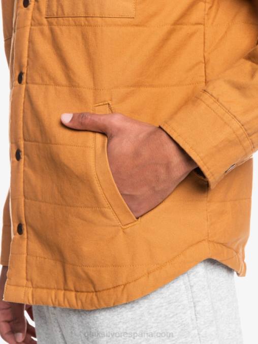 azúcar morena chamarra de trabajo de lona downrail D6T4D1567 hombres Quiksilver