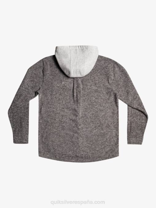 brezo gris oscuro chamarra polar con cremallera y capucha super swell D6T4D1472 hombres Quiksilver