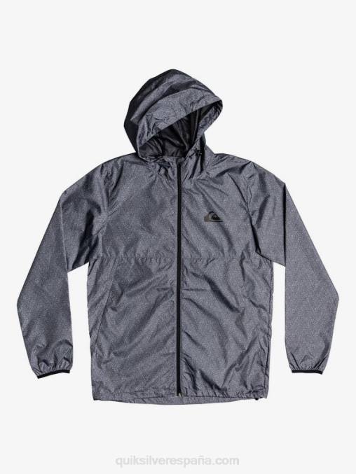 brezo gris oscuro chaqueta cortavientos todos los días D6T4D1011 hombres Quiksilver