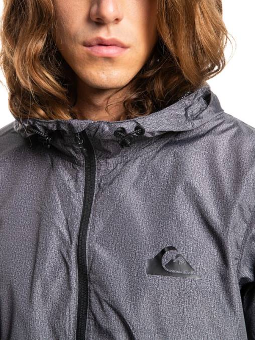brezo gris oscuro chaqueta cortavientos todos los días D6T4D1011 hombres Quiksilver