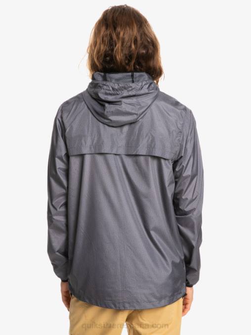 brezo gris oscuro chaqueta cortavientos todos los días D6T4D1011 hombres Quiksilver