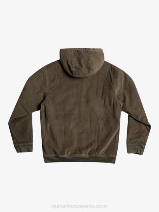 hoja de uva chamarra de pana con tres largueros D6T4D1557 hombres Quiksilver