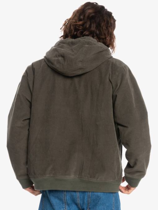 hoja de uva chamarra de pana con tres largueros D6T4D1557 hombres Quiksilver